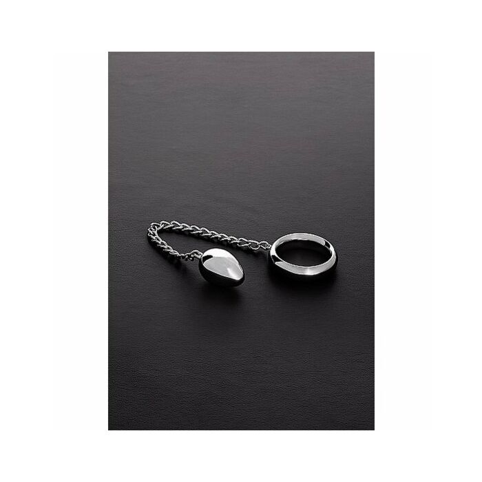 Ciambella c-ring e uovo anale con catena (40 / 40mm)