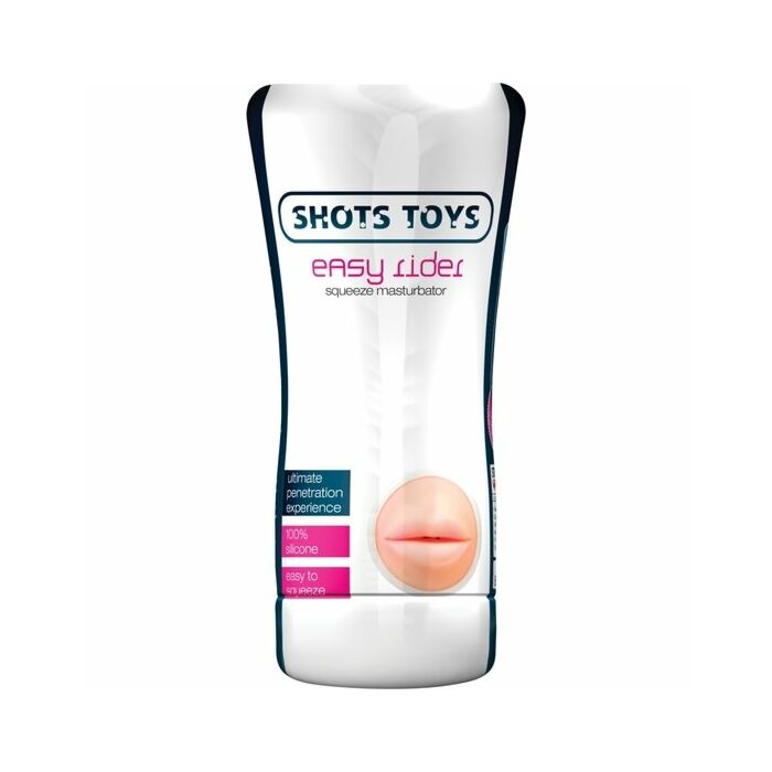 Masturbatore maschio a forma di tubo a bocca