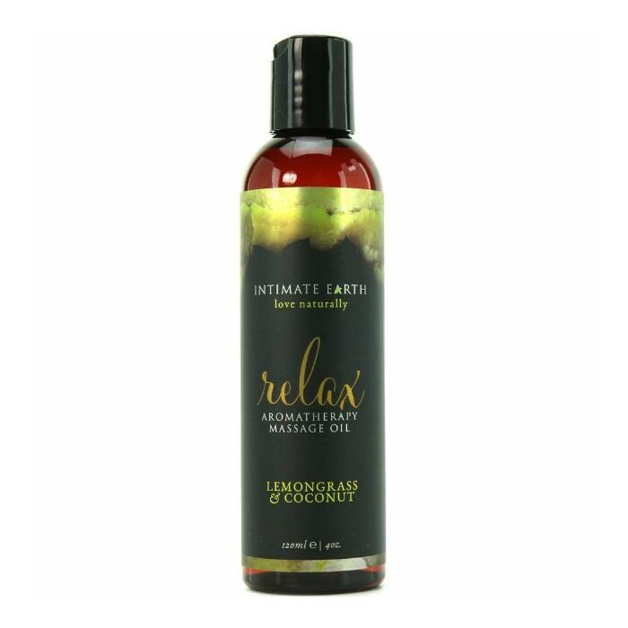 Olio da massaggio aromaterapico al limone e cocco alla terra intima 20ml
