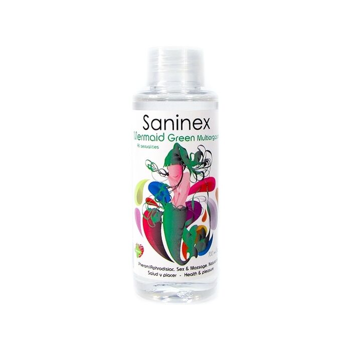 Saninex mermaid green multiorgasmic - sex & massage oil  100ml