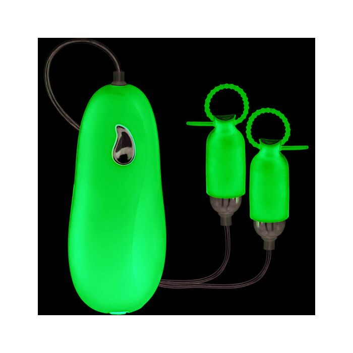 Morsetti per capezzoli con vibratore rosa