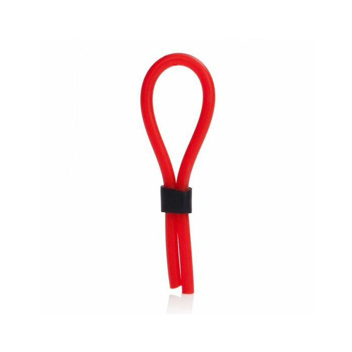 Silicone stud lasso rojo