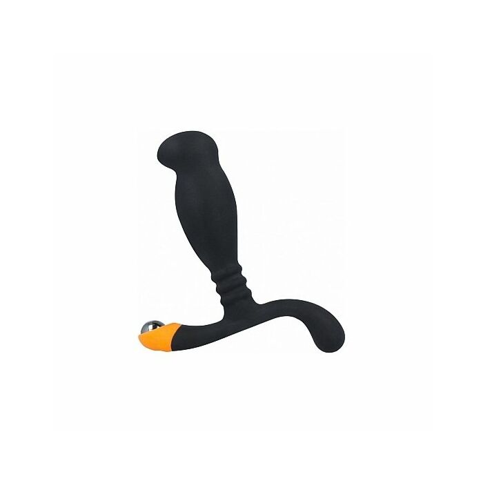 Massaggiatore ultra si in silicone e polipropilene - nero / arancione