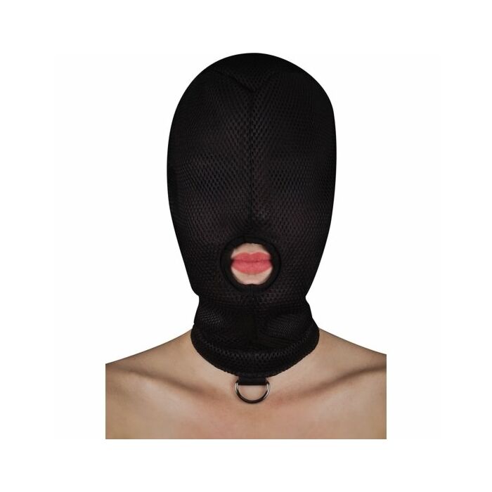 Mascara estrema in rete a un foro con anello a D