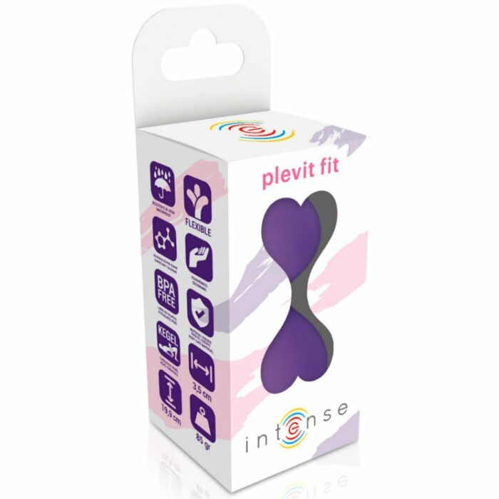 Sfere in silicone lilla dal fit plevit intenso
