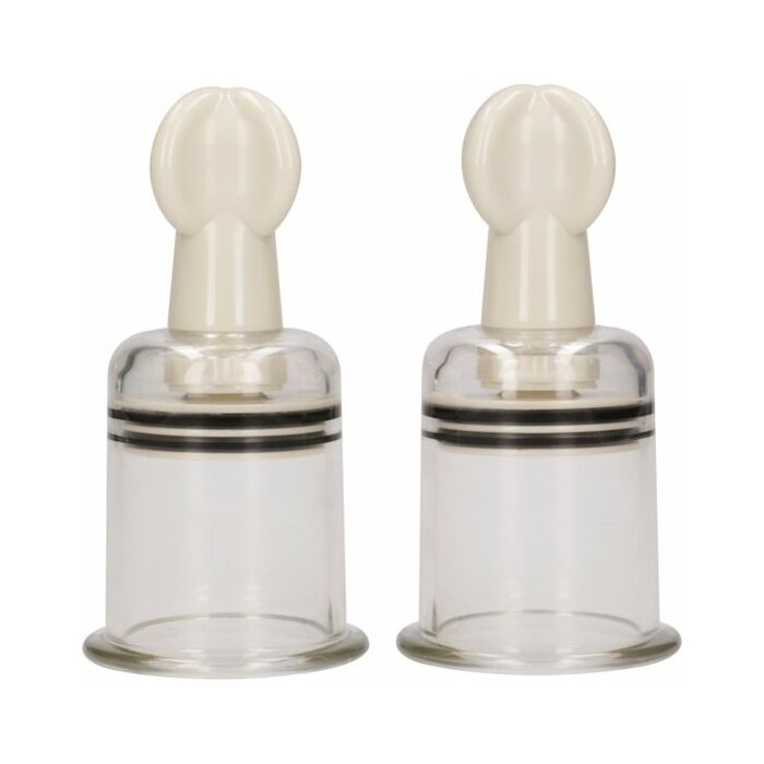 Ahia! ventosa a tazza media trasparente