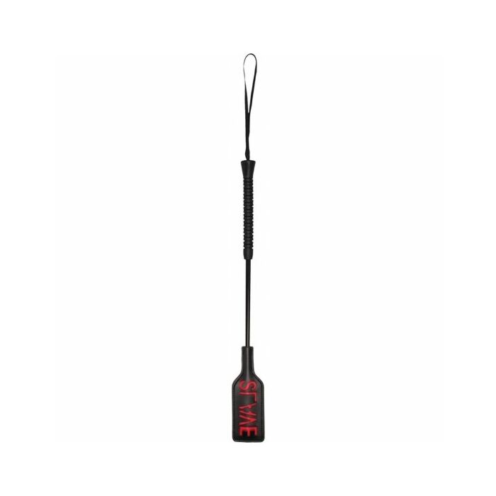 Ahia! crop nero con testo di schiavo rosso