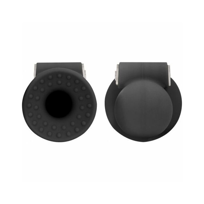 Ventosa vibrante per capezzoli - nera