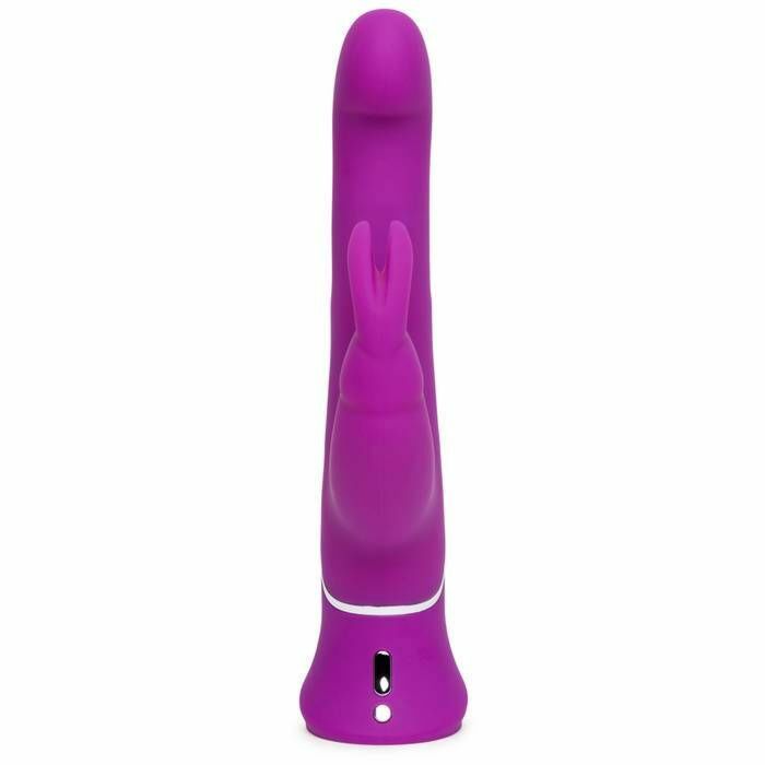 Vibratore coniglio felice con palline g-spot lilla