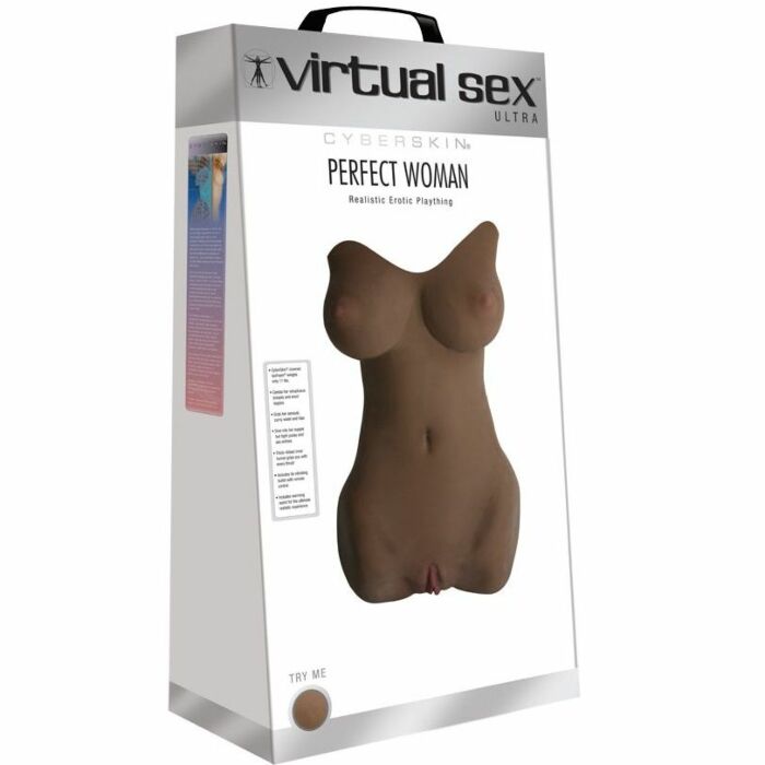 Cybersking virtual sex torso mujer realistica negra