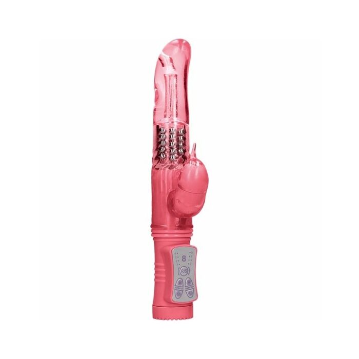 Vibratore Dolphin rampant con rotazione - rosa