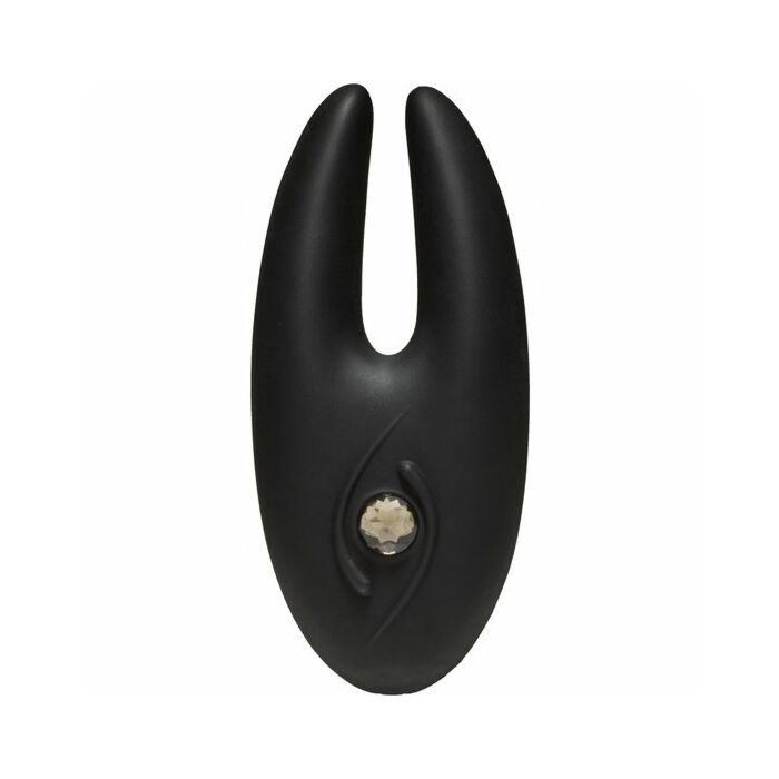 Body bling - vibratore g-spot con gioielli - nero