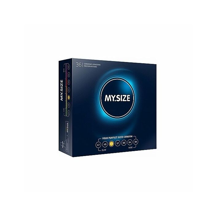 La mia taglia preservativos 53mm - 36uds