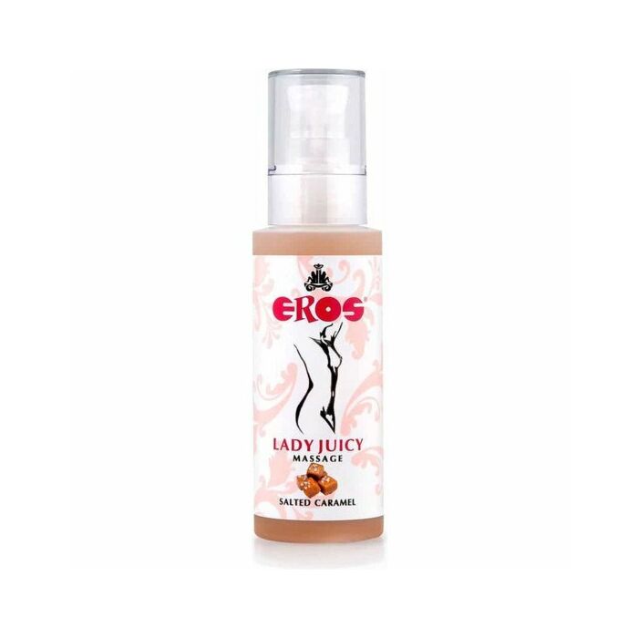 Olio da massaggio con caramello eros lady 125ml