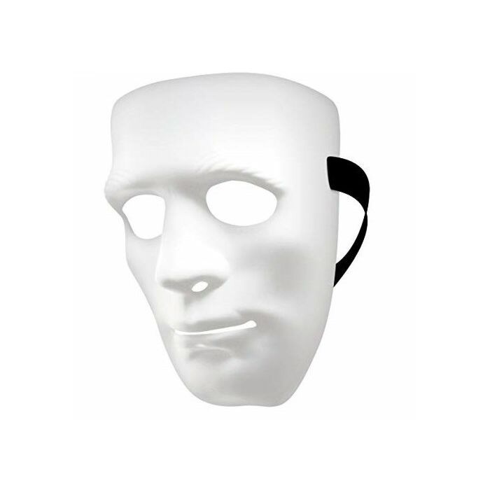 Maschera veneziana don juan blanco