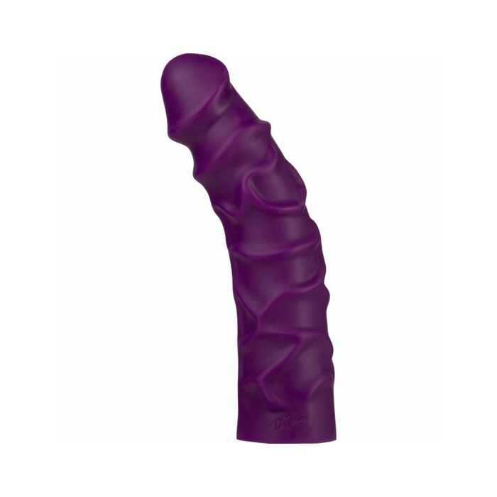 Il pene in silicone infuriato di 20 cm - viola