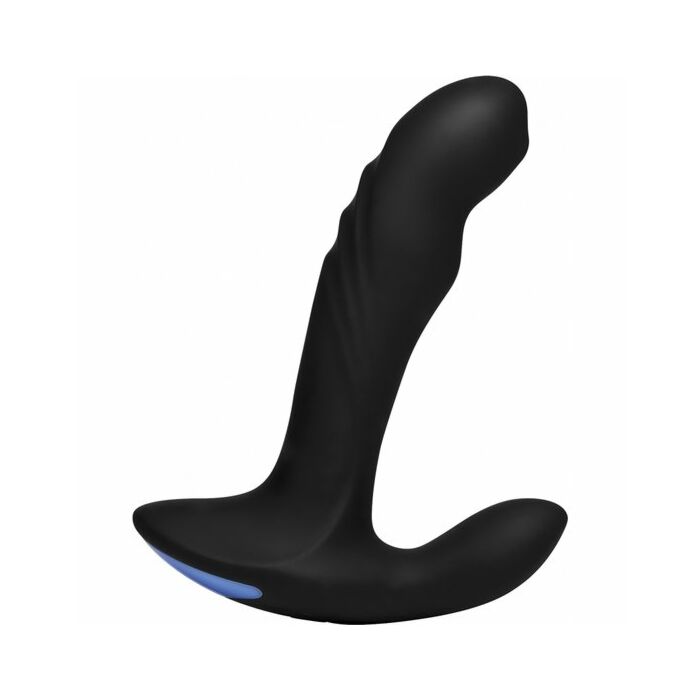 17x p-trigasm - stimolatore prostatico in silicone 3 in1 - nero