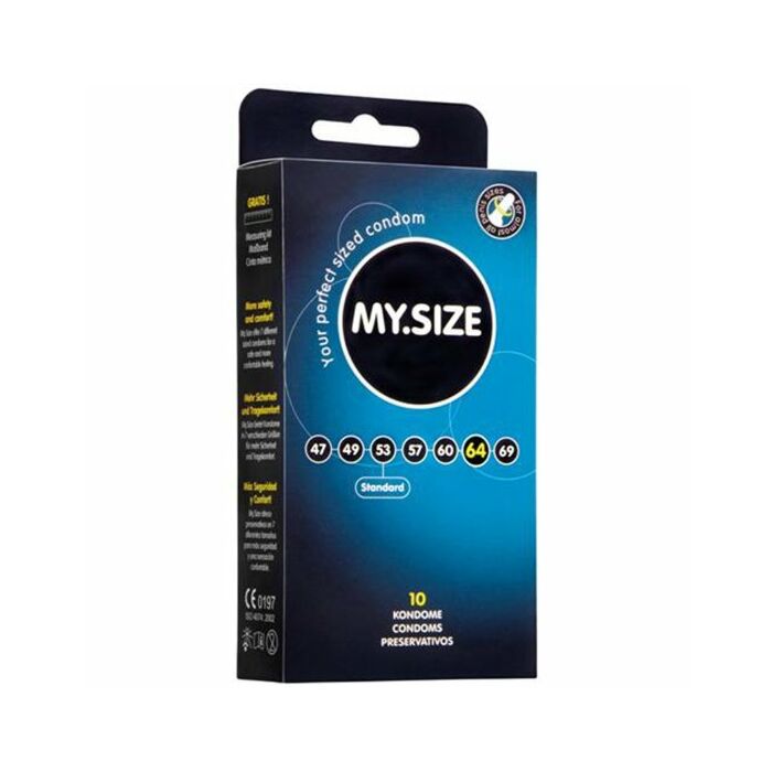 Mysize 64 xxl preservativi 10 pezzi