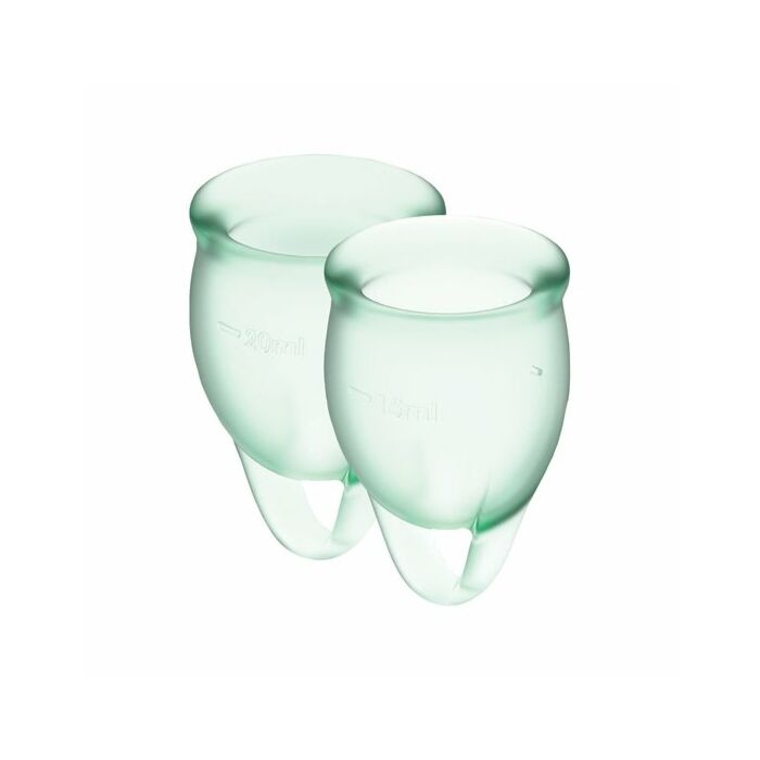 Satisfyer si sente fiducioso copa mestruale - verde