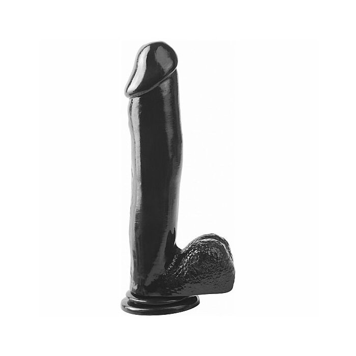 La gomma di Basix lavora il pene 29 cm negro