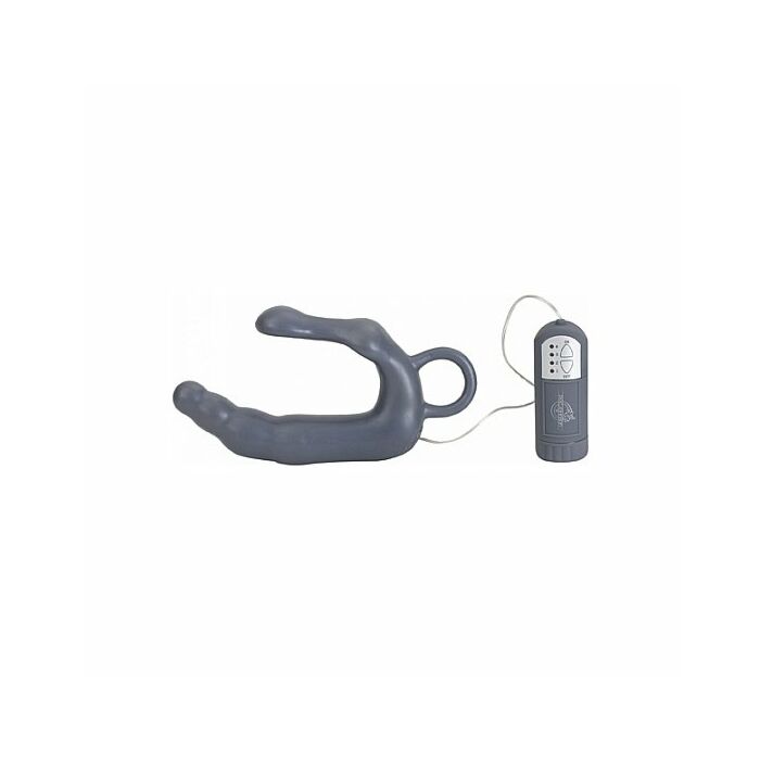 Bacchetta da uomo - vibratore grigio extra lungo da uomo