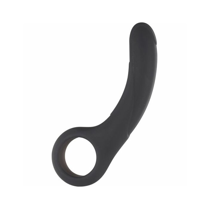 Stimolatore anale nero investigatore liscio