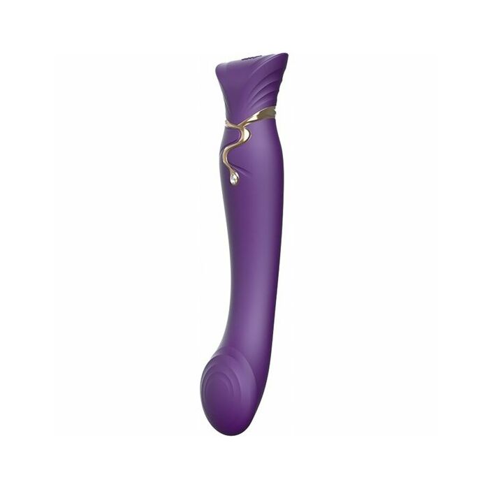 Vibratore Zalo Queen Cleopatra con calore - viola