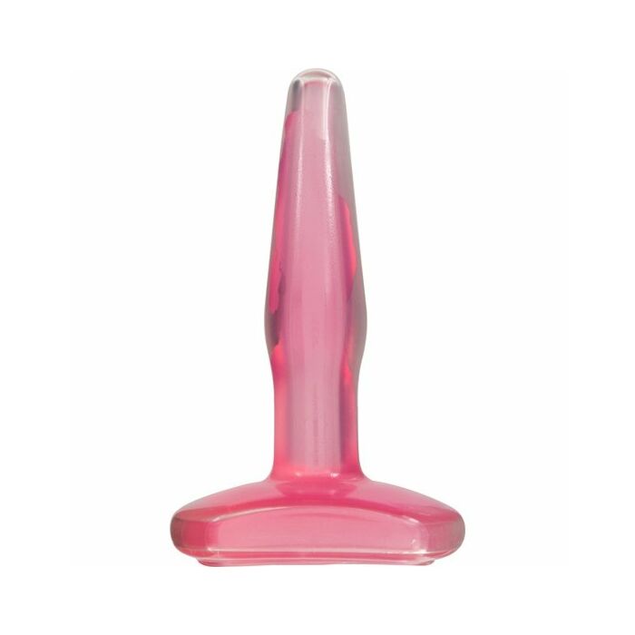 Gelatine di cristallo plug anale pequeo rosa