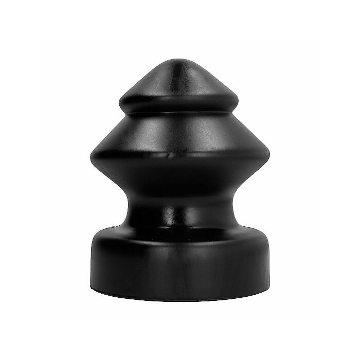 Tutto nero plug anale 19cm