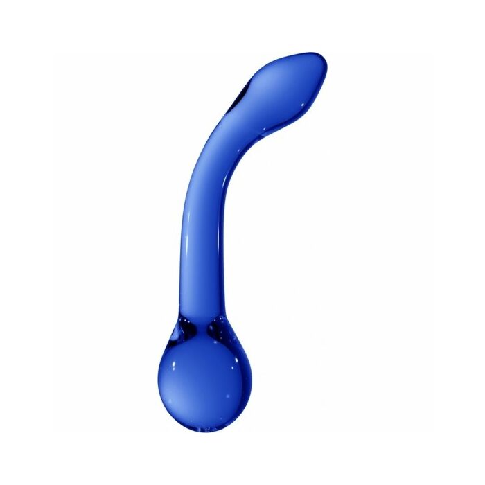 Dildo in cristallo blu G-rider