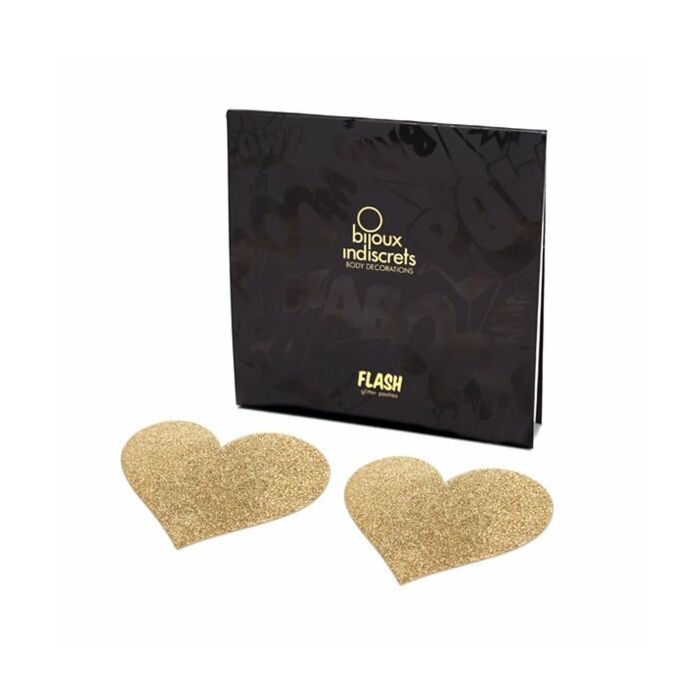 Capezzoli Brillanti Cuore Oro