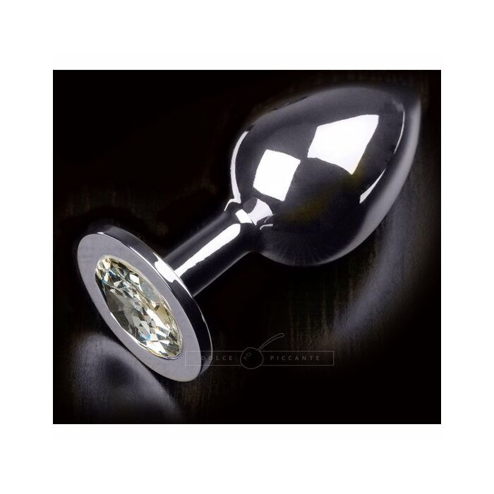 Plug anale gioielli grande plata / diamante
