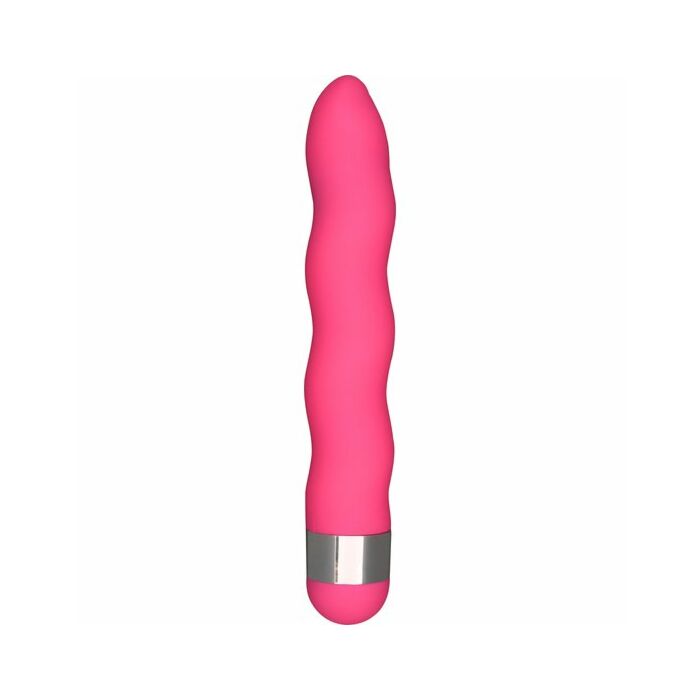 Vibratore a onde rosa funky