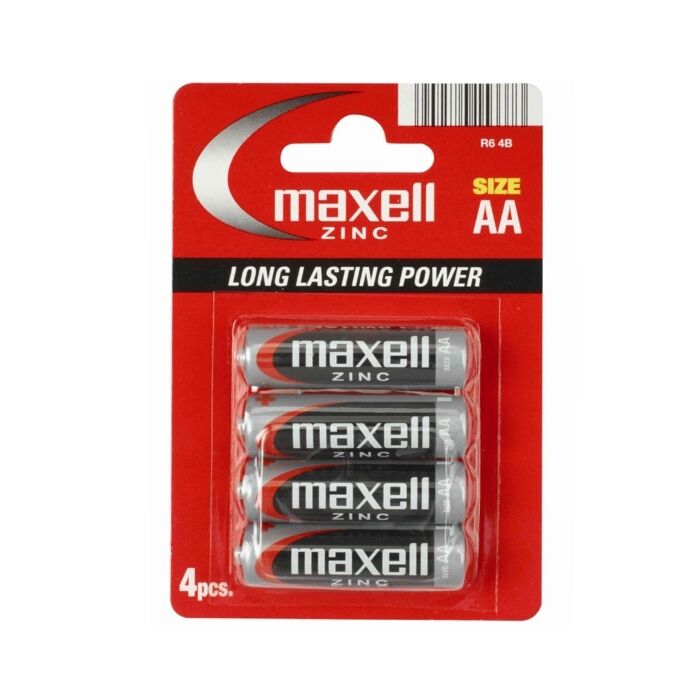 Batterie Maxell Zinc AA LR6 4 pezzi: Energia Infinita