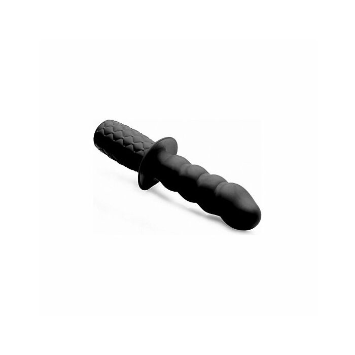Il manipolatore 10x plug vibratore in silicone nero