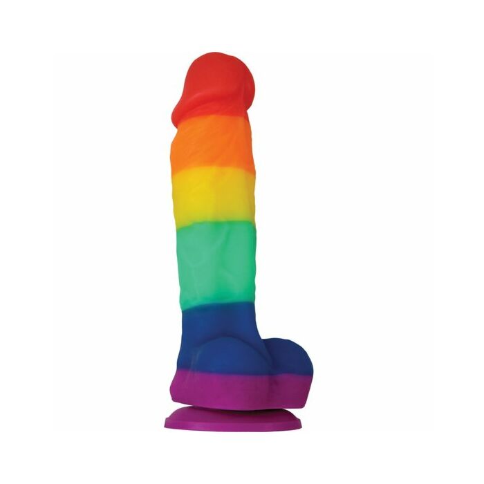 Edizione colori orgoglio pene silicona 13cm