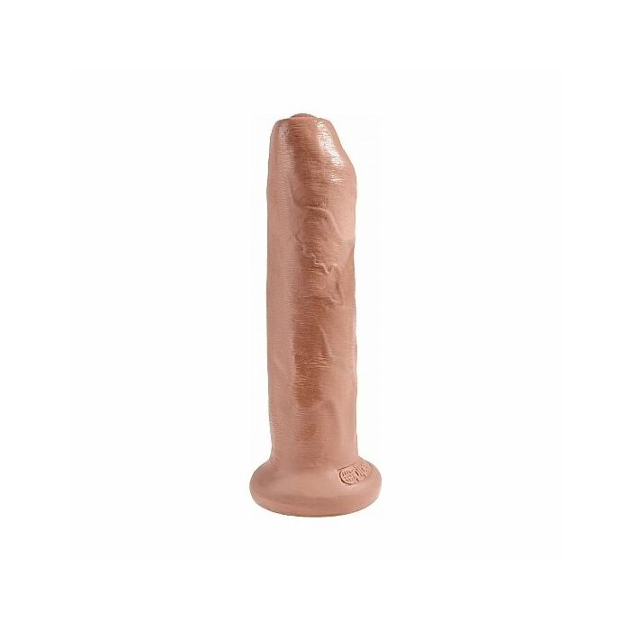 Uncut 19cm - pene realistico con prepuzio mobile - mulatto