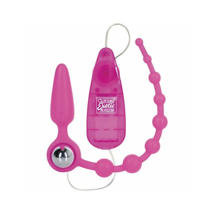 Bottino chiama bottino doppio coraggio perline anali rosa silicone