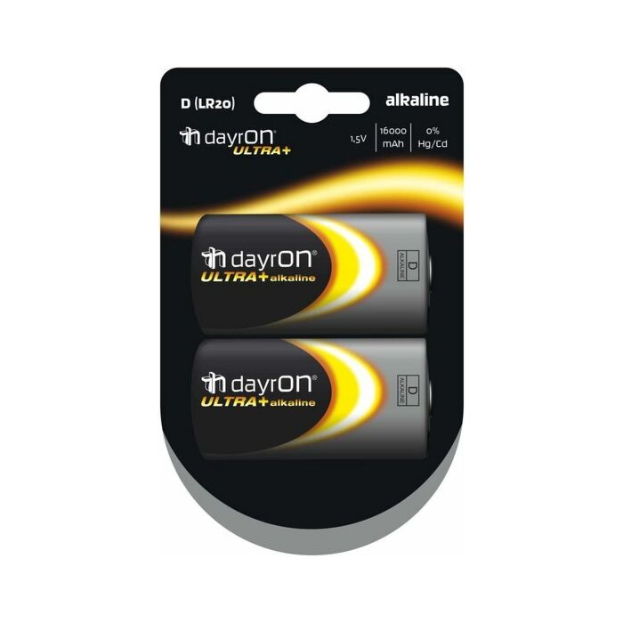 Confezione Doppia Dayron LR20 1,5V