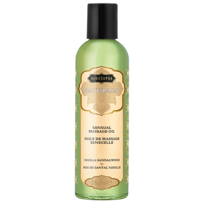 Olio per Massaggio Naturale Kamasutra alla Vaniglia e Sandalo 59 ml