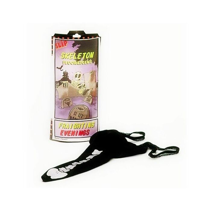 Perizoma scheletro pene fluorescente