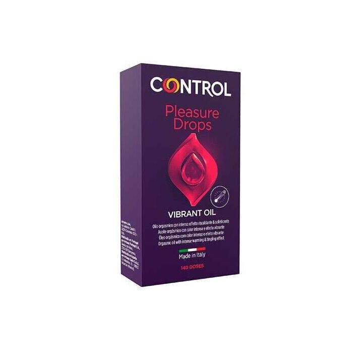 Gocce di piacere Control Pleasure - Olio Vibratore Stimolante per il Clitoride.