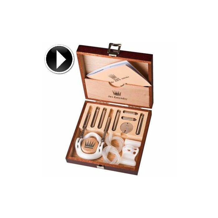 Allargamento del pene placcato in oro con estensione Jes