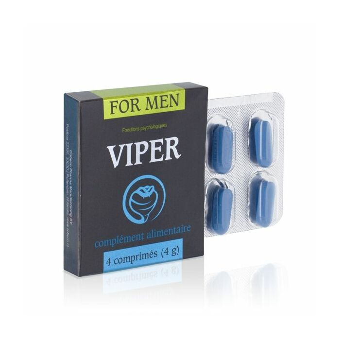 Viper per uomo 4 compresse