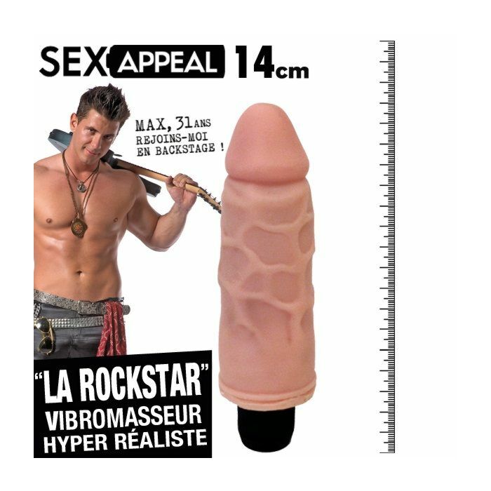 Adopta un rock star vibrador realistico 14cm