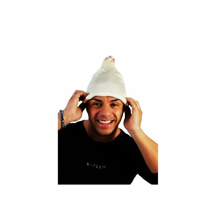 Cappello con preservativo allo sperma