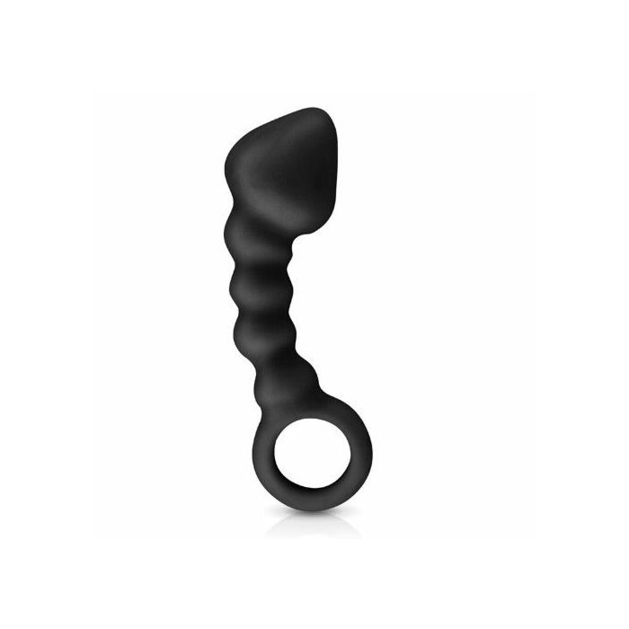 Culo butt plug in sughero 10 cm negro p-spot