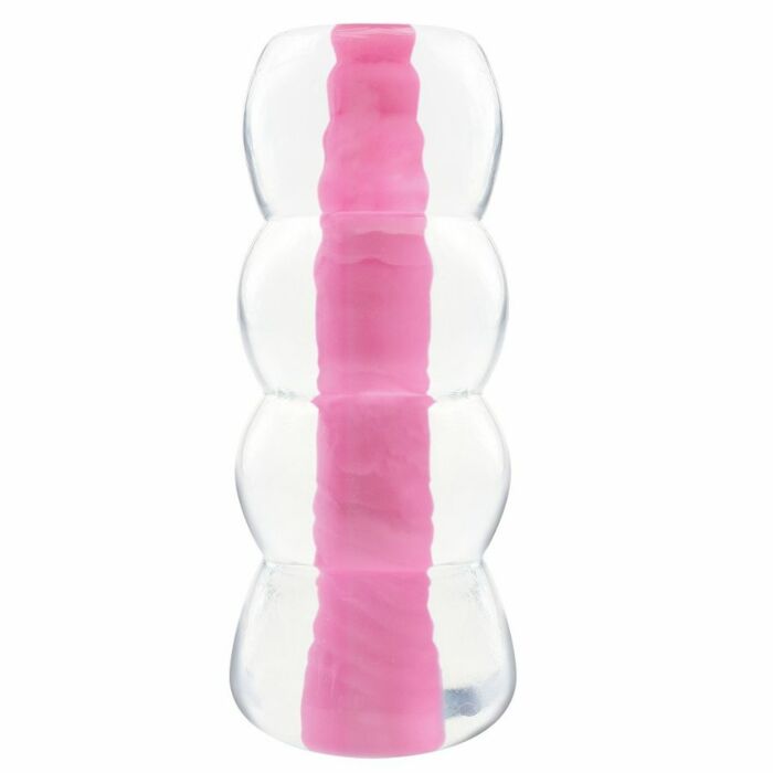 Masturbatore maschio neon jelly rosa