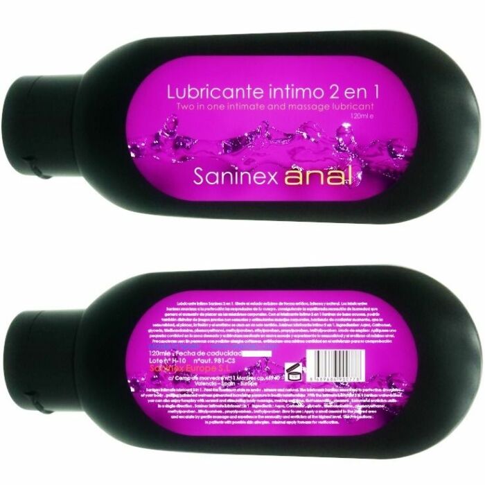 Lubrificante Saninex anale 120 ml