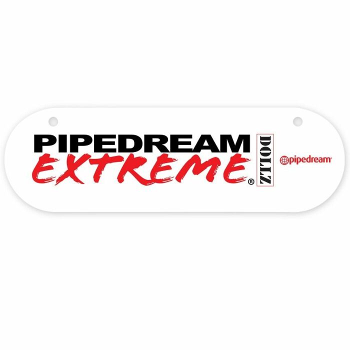 Cartello promozionale di Pipedreams extreme dollz